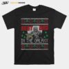 The Dadalorian And Baby Yoda Best Dad In The Galaxy Ugly Merry Christmas T-Shirt