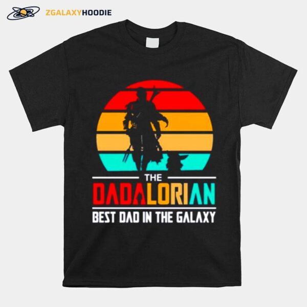 The Dadalorian Best Dad In The Galaxy Vintage T-Shirt