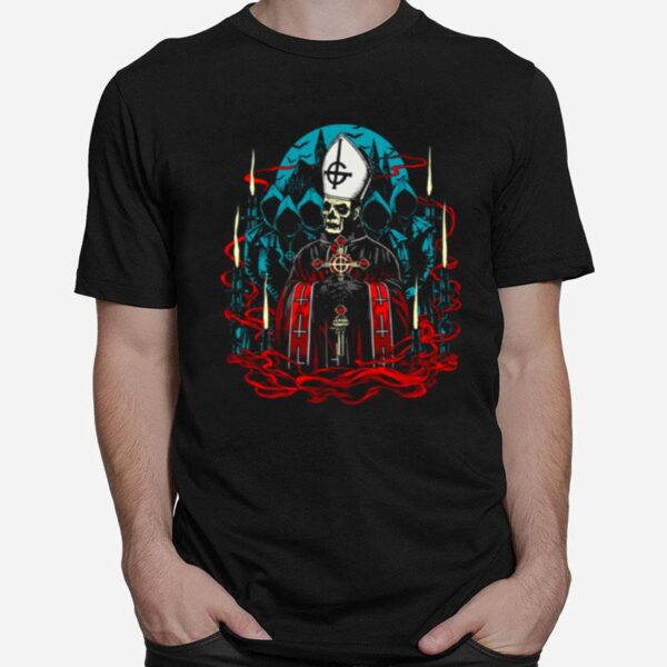 The Dark Night In The Chruch Music Ghost Band T-Shirt