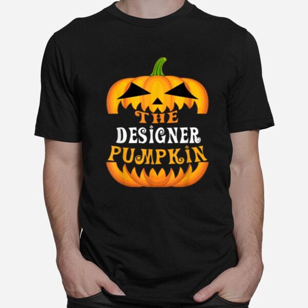 The Designer Pumpkin Matching Family Group Halloween Party T-Shirt