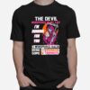 The Devil Whispered In My Ear Im Coming For You I Whispered Back Bring Some Dunkin Donut Skull T-Shirt