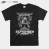 The Devil Whispered In My Ear Never Underestimate A Man Born In September 2004 T-Shirt