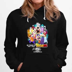 The Dragon Ball 38 Years Of 1984 2022 Toriyama Akira Signature Hoodie