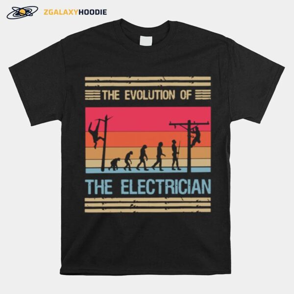 The Evolution Of The Electrician T-Shirt