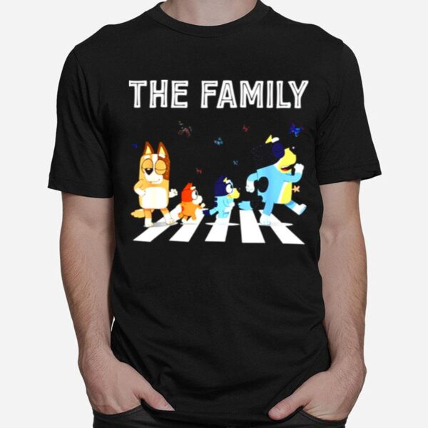 The Family Blueys Cartoon T-Shirt