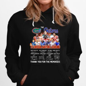 The Florida Gators Legend Thank You For The Memories Signatures Hoodie