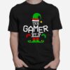 The Gamer Elf Family Matching Christmas Group Funny Gift Pajama T-Shirt