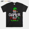 The Gamer Elf Family Matching Christmas Group Funny Gift Pajama T-Shirt