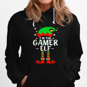 The Gamer Elf Matching Family Group Christmas Hoodie