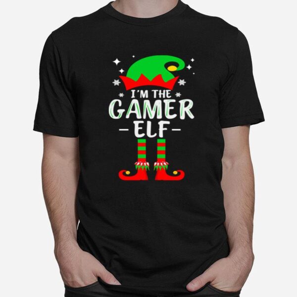 The Gamer Elf Matching Family Group Christmas T-Shirt