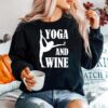 The Girl Yoga And Wine Sweater