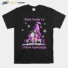 The Gnome I Wear Purple For Lupus Awareness T-Shirt