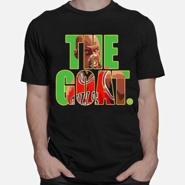 The Goat Chicago Bulls Basketball Team T-Shirt