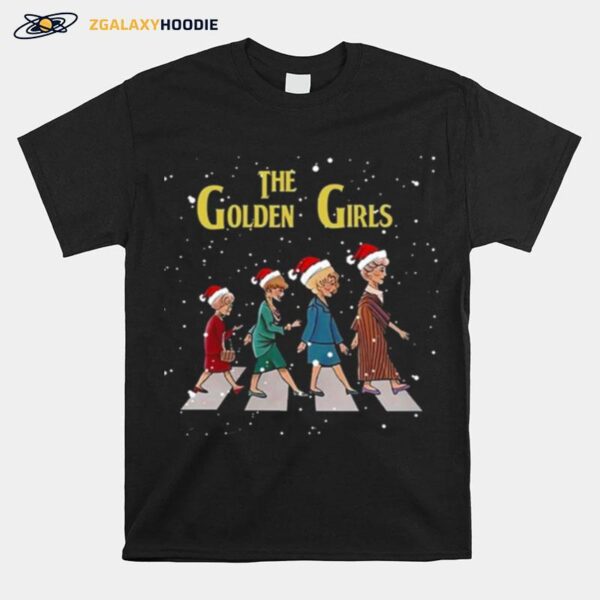 The Golden Girls Santa Hat Abbey Road Merry Christmas T-Shirt