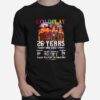 The Goldplay 26 Years 1996 2022 Thank You For The Memories Music Of The Spheres T-Shirt