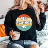 45 Against 45 Vintage Retro Unisex T-Shirt