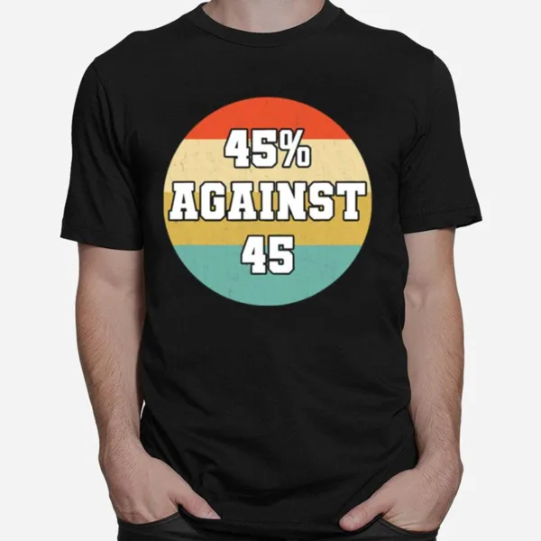 45 Against 45 Vintage Retro Unisex T-Shirt