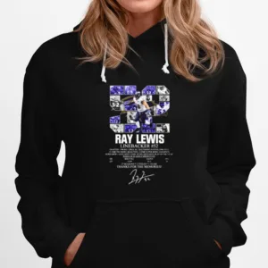 52 Ray Lewis Linebacker 17 Seasons 2 Titles 1 Team Thanks For The Memories Unisex T-Shirt