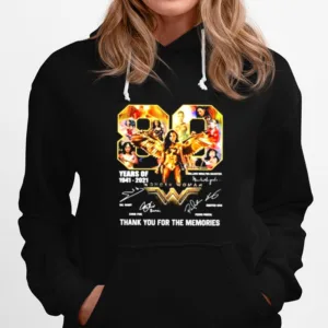 80 Years Of Wonder Woman Thank You For The Memories Unisex T-Shirt
