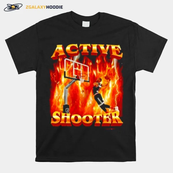 Active Shooter Basketball Meme Unisex T-Shirt