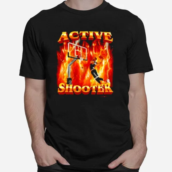 Active Shooter Basketball Meme Unisex T-Shirt