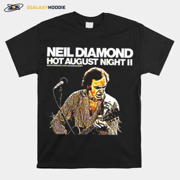 Aesthetic Design Neil Diamond On Stage Unisex T-Shirt