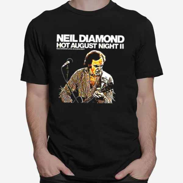 Aesthetic Design Neil Diamond On Stage Unisex T-Shirt