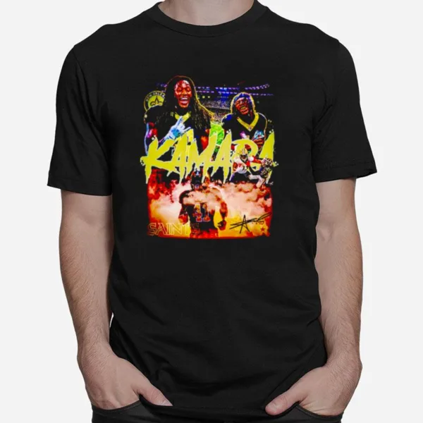 Ak41 Kamara New Orleans Saints Signature Unisex T-Shirt