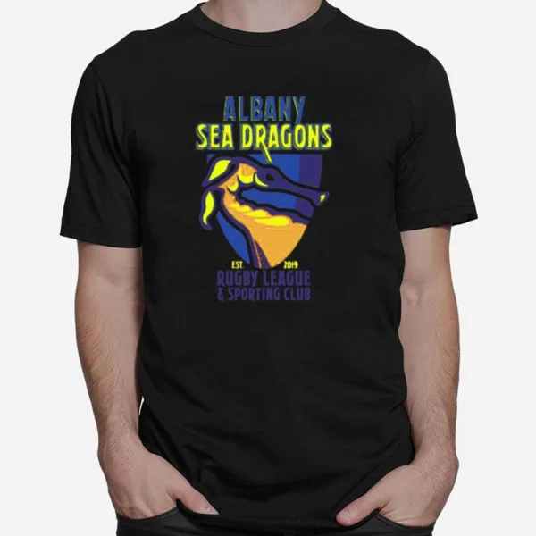 Albany Sea Dragons Rugby Logo Unisex T-Shirt