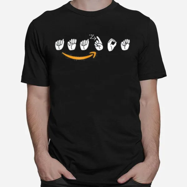 Amazon Logo Sign Language Unisex T-Shirt