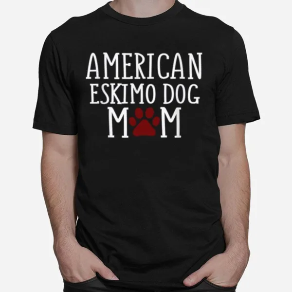 American Eskimo Dog Mom Unisex T-Shirt