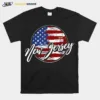 American Flag New Jersey Vintage Unisex T-Shirt