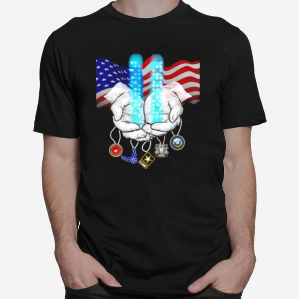 American Flag Remember Veteran Unisex T-Shirt