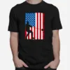 American Flag Vintage Sports Unisex T-Shirt