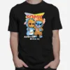 Americas Drive In Sonic Logo Baby Groot And Baby Stitch Unisex T-Shirt