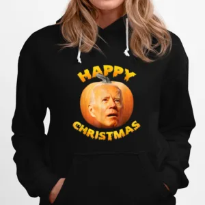 Anti Joe Biden Happy Christmas Holiday Pumpkin Unisex T-Shirt