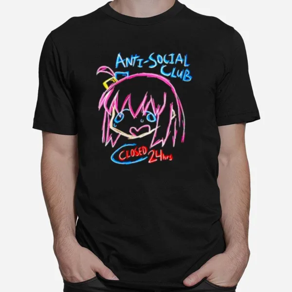 Anti Social Club Closed 24Hrs Unisex T-Shirt