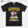Any Man Can Be A Grandfather But It Takes Someone Special Go Be A Chiefs Kansas City Logo Unisex T-Shirt