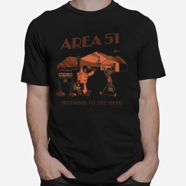 Area 51 Nothing To See Here Unisex T-Shirt