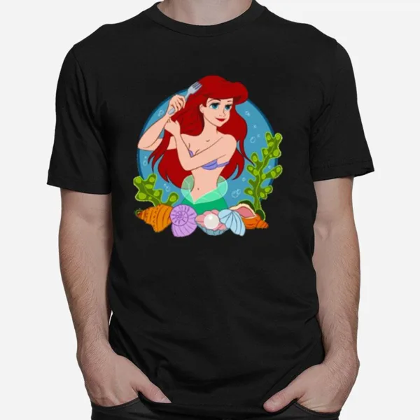 Ariel With The Fork Little Mermaid Unisex T-Shirt