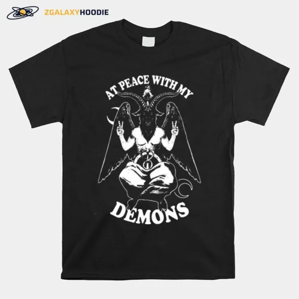 At Peace With My Demons Satan Unisex T-Shirt