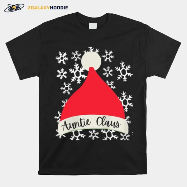 Auntie Claus Santa Hat Unisex T-Shirt