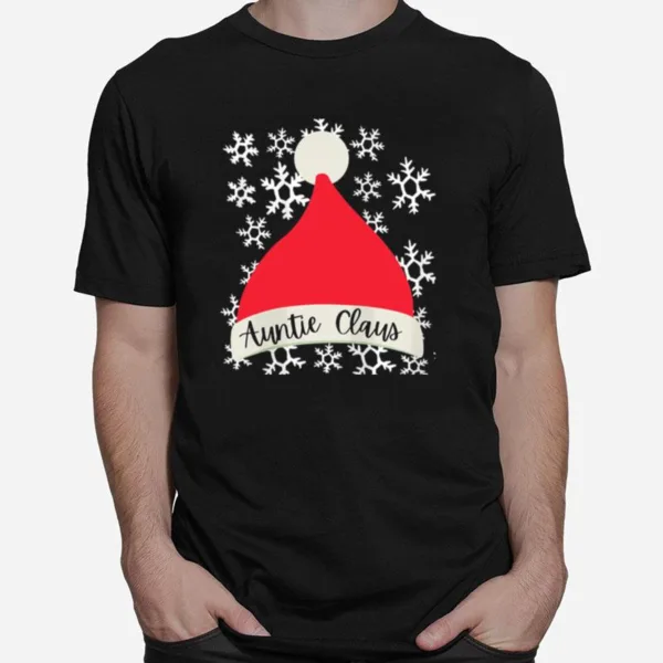 Auntie Claus Santa Hat Unisex T-Shirt