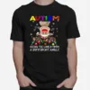 Autism Reindeer Seeing The World From A Different Angle Christmas Unisex T-Shirt