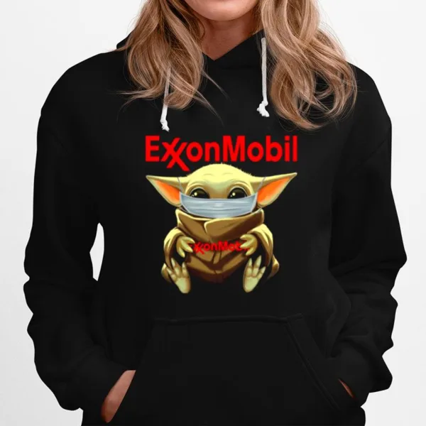 Baby Yoda Face Mask Hug Exxon Mobil I Cant Stay At Home Unisex T-Shirt