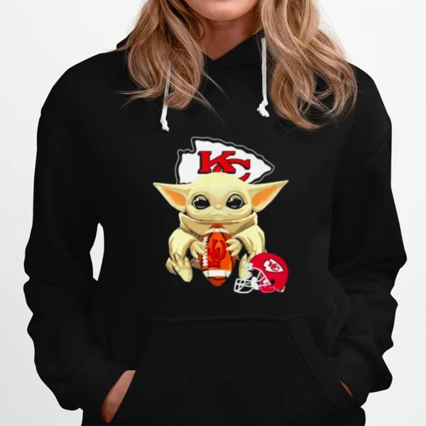 Baby Yoda Hug Kansas City Chiefs Unisex T-Shirt