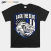 Back The Blue Jeep American Flag Unisex T-Shirt