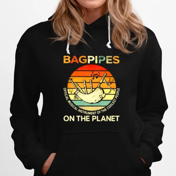 Bagpipes Official Musical Instrument Of The Coolest Est People On The Planet Vintage Unisex T-Shirt