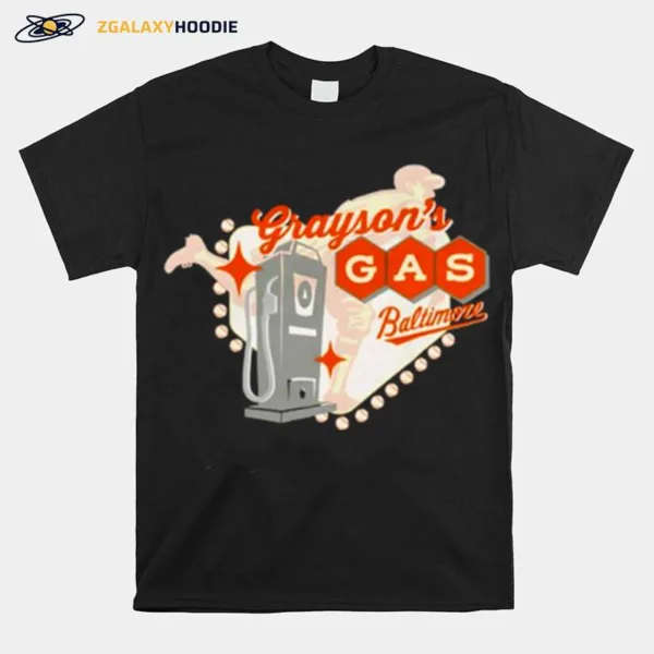 Baltimore Orioles Graysons Gas Unisex T-Shirt