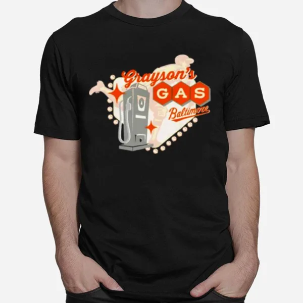 Baltimore Orioles Graysons Gas Unisex T-Shirt